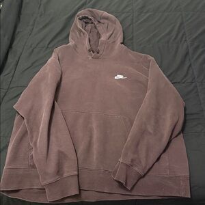 Nike Men's Dark Brown Hoodie